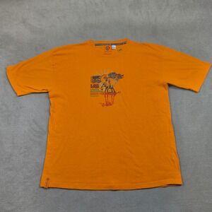 LRG T-Shirt Mens XXXL Orange Unite Nations Elephant Graphic Streetwear Cotton